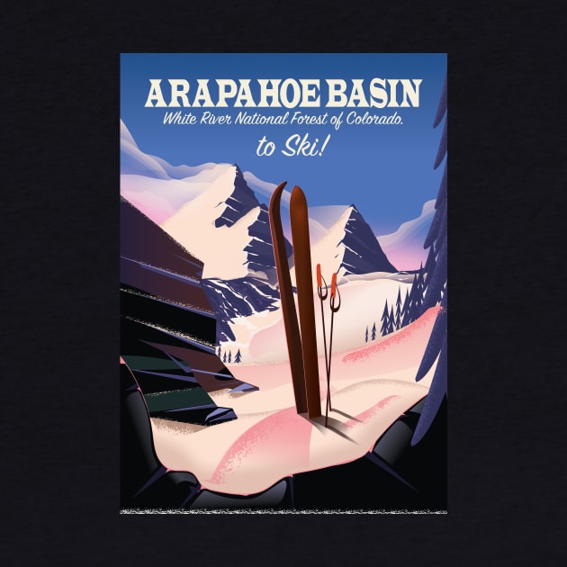 Arapahoe Basin Ski poster by nickemporium1